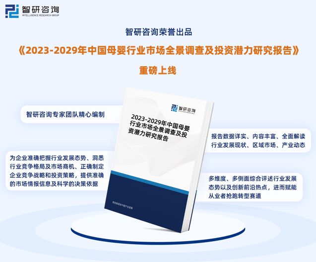 1xbet体育2023年中国母婴行业市场投资前景分析报告-智研咨询(图1)